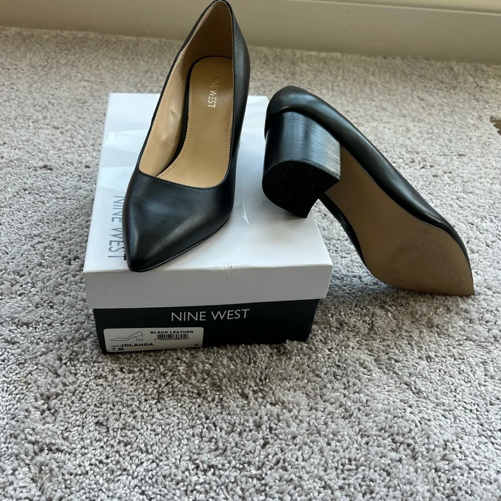 Nine West Classic Black Heels - Picture 2 of 2
